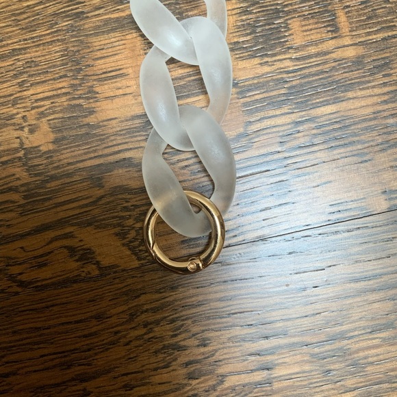 Acrylic Purse Strap Bag Chain Handle Handbag Purse Accessory (Clear) BRAND NEW - Picture 6 of 11